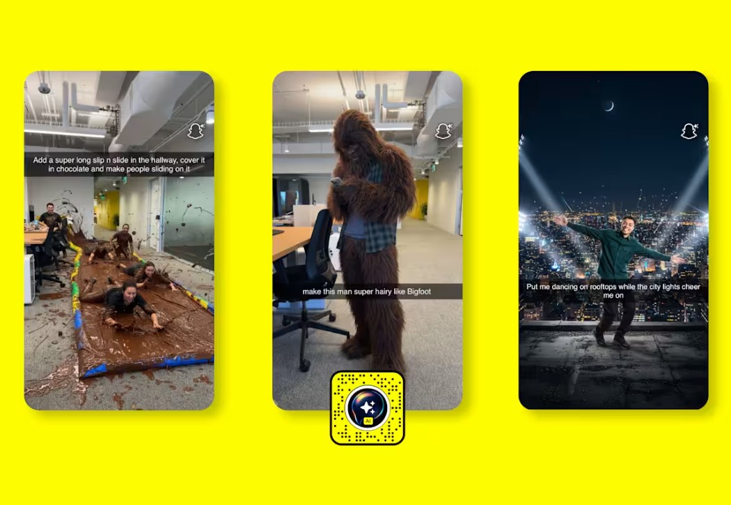 Lens KI Tool von Snapchat