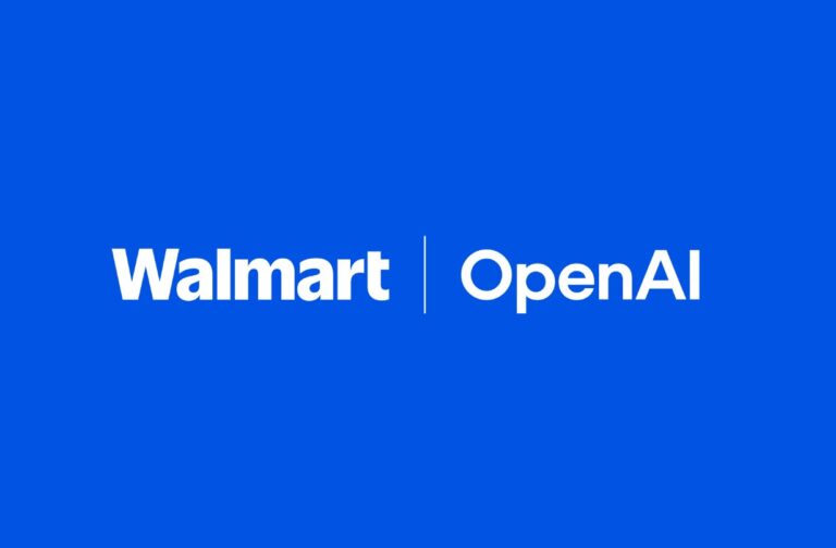 Logos von Walmart und OpenAI