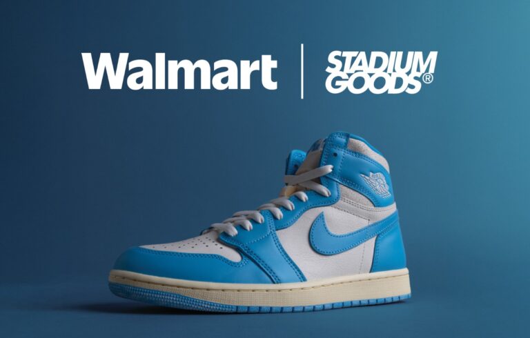 Logos von Walmart und Stadium Goods