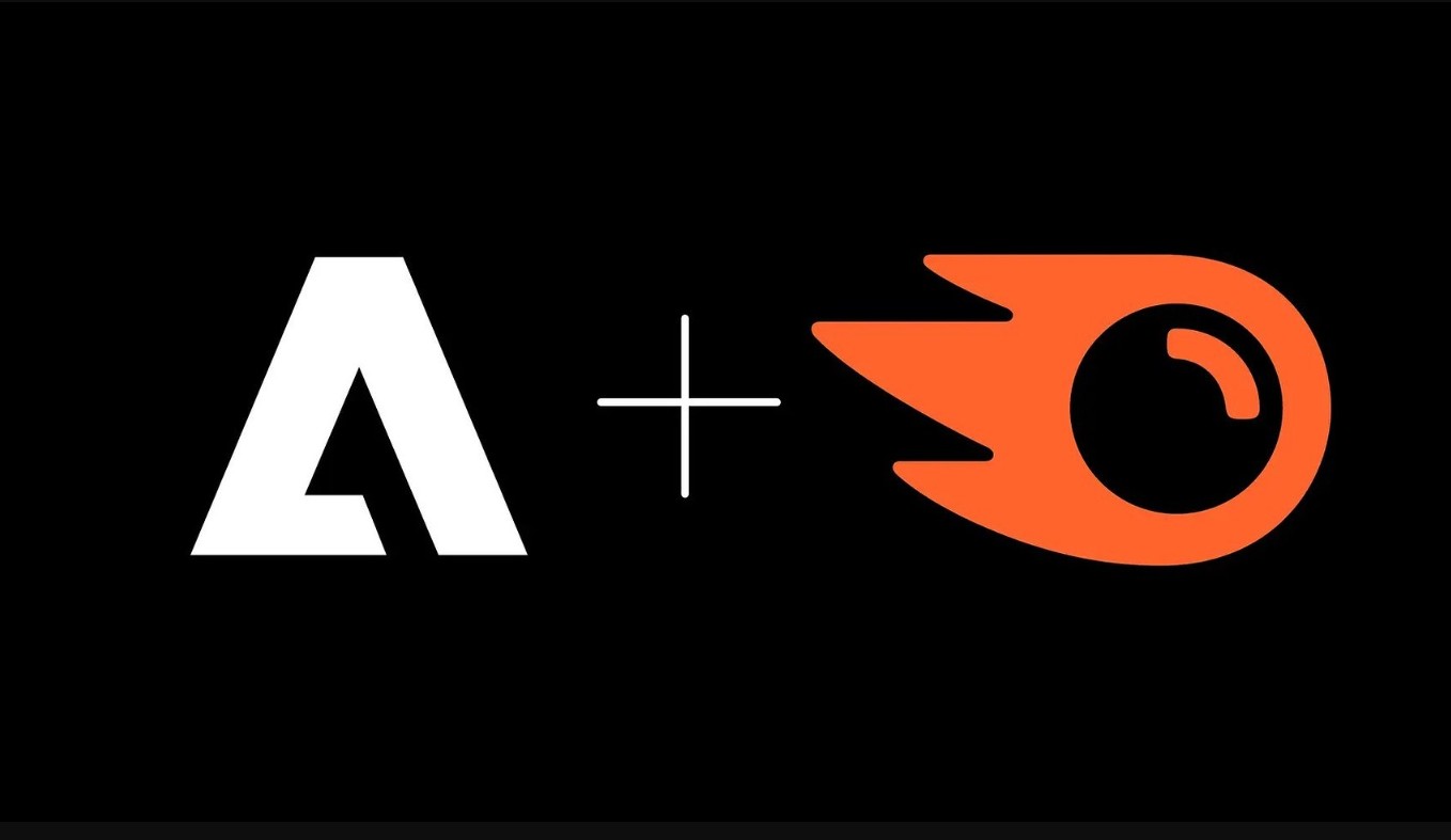 Logos von Adobe und Semrush