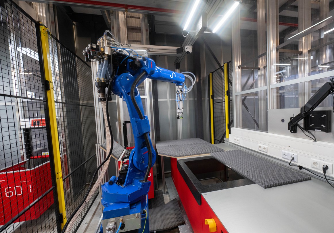 Roboter im Berliner Knuspr Lager