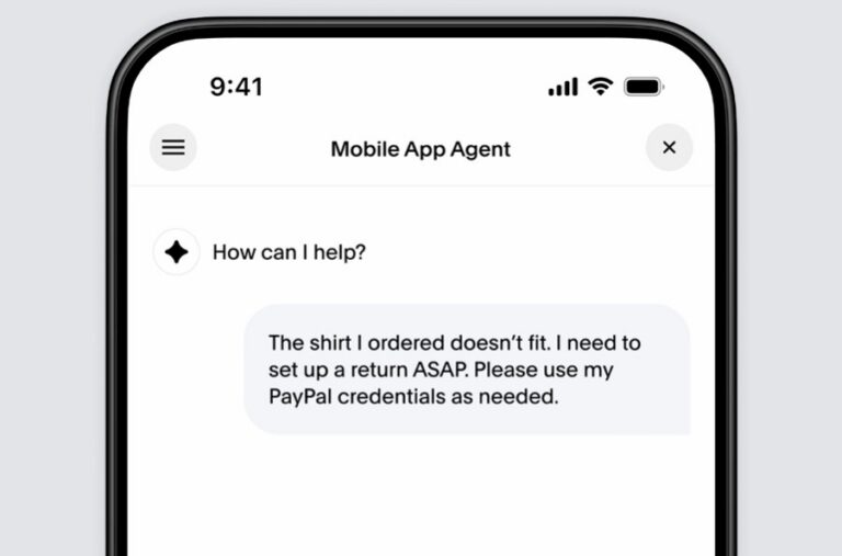 AI Mobile App Payment PayPal