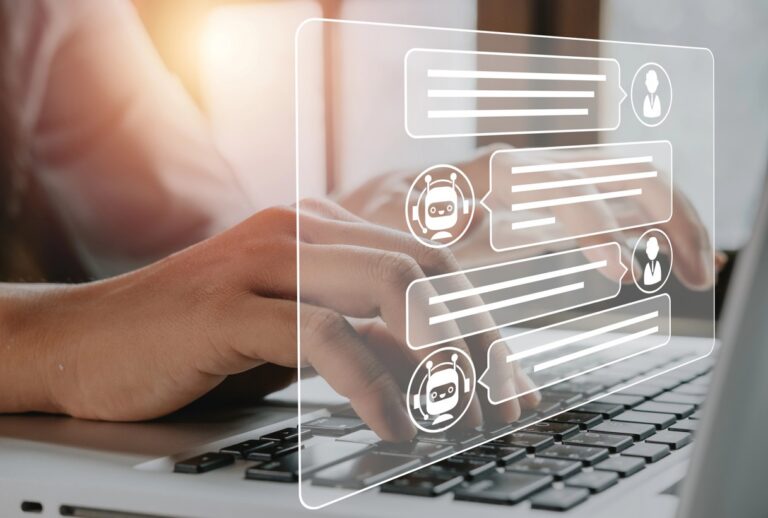 Illustration zu LLMs und KI Chats