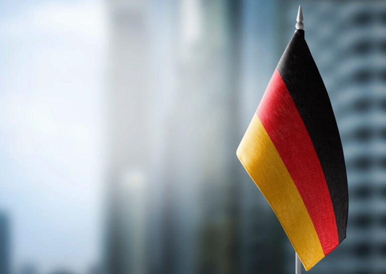 Kleine Deutschland Flagge