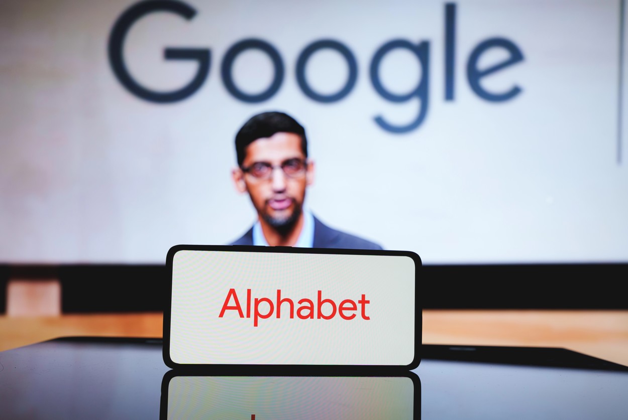 Logo der Google Mutter Alphabet