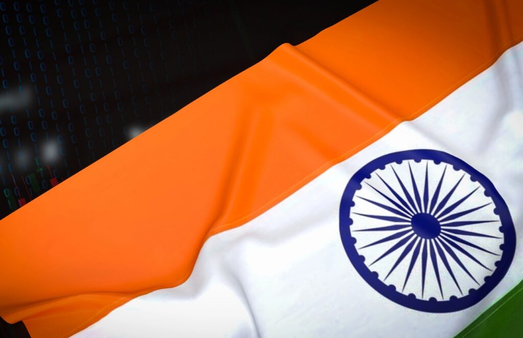 Grosse Indien Flagge