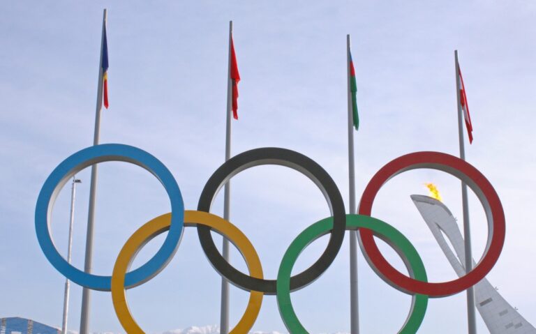 Olympische Ringe im Olympiapark