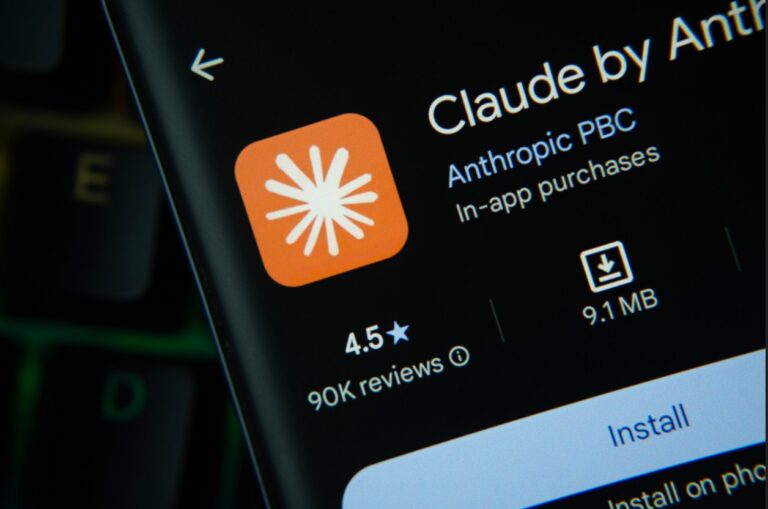 Claude von Anthropic im Google Playstore
