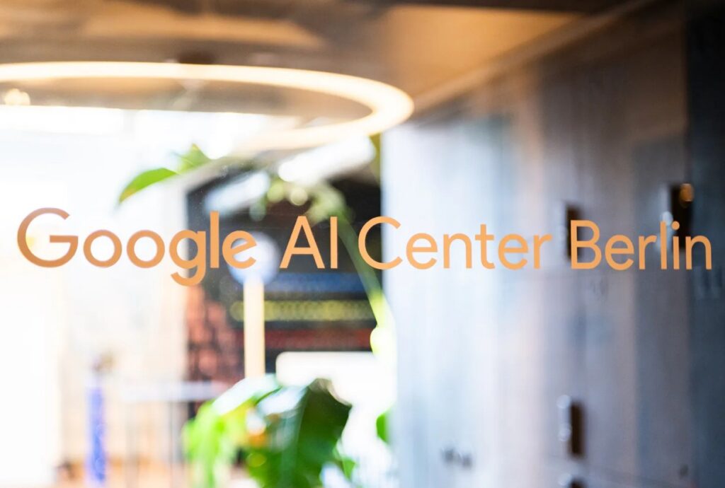 Logo des Google AI Center Berlin