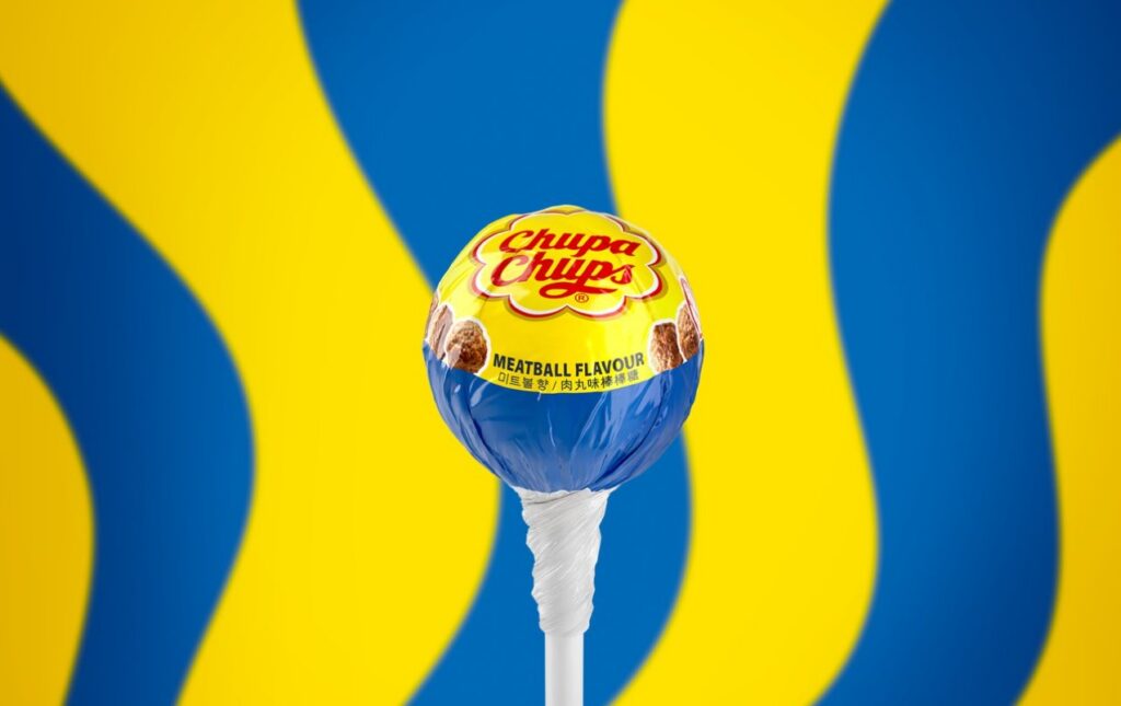 Chupa Chups Meatball Lolli bei IKEA