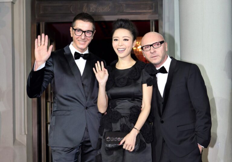 Stefano Gabbana Zhang Jingchu Domenico Dolche