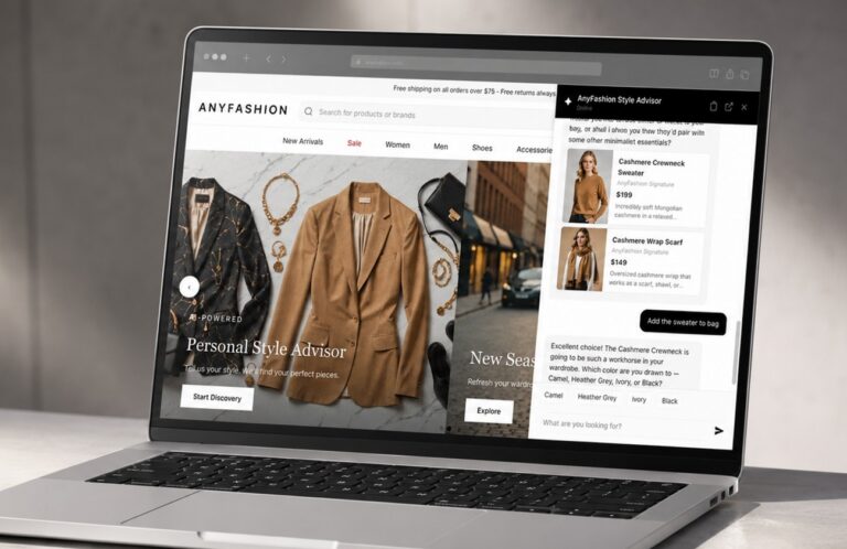 Amazons KI Shopping Assistent bei Anyfashion