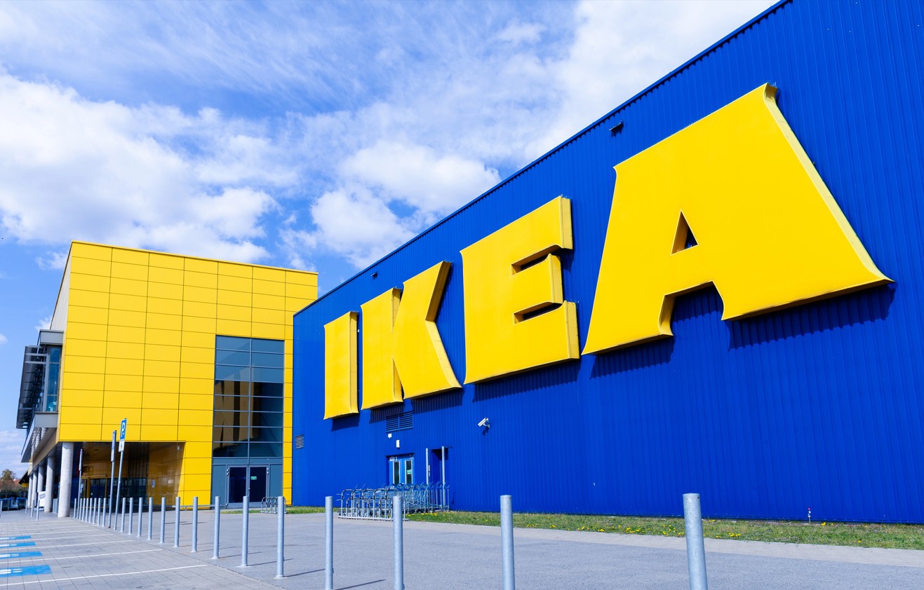 Aussenfassdade von IKEA in Nuernberg