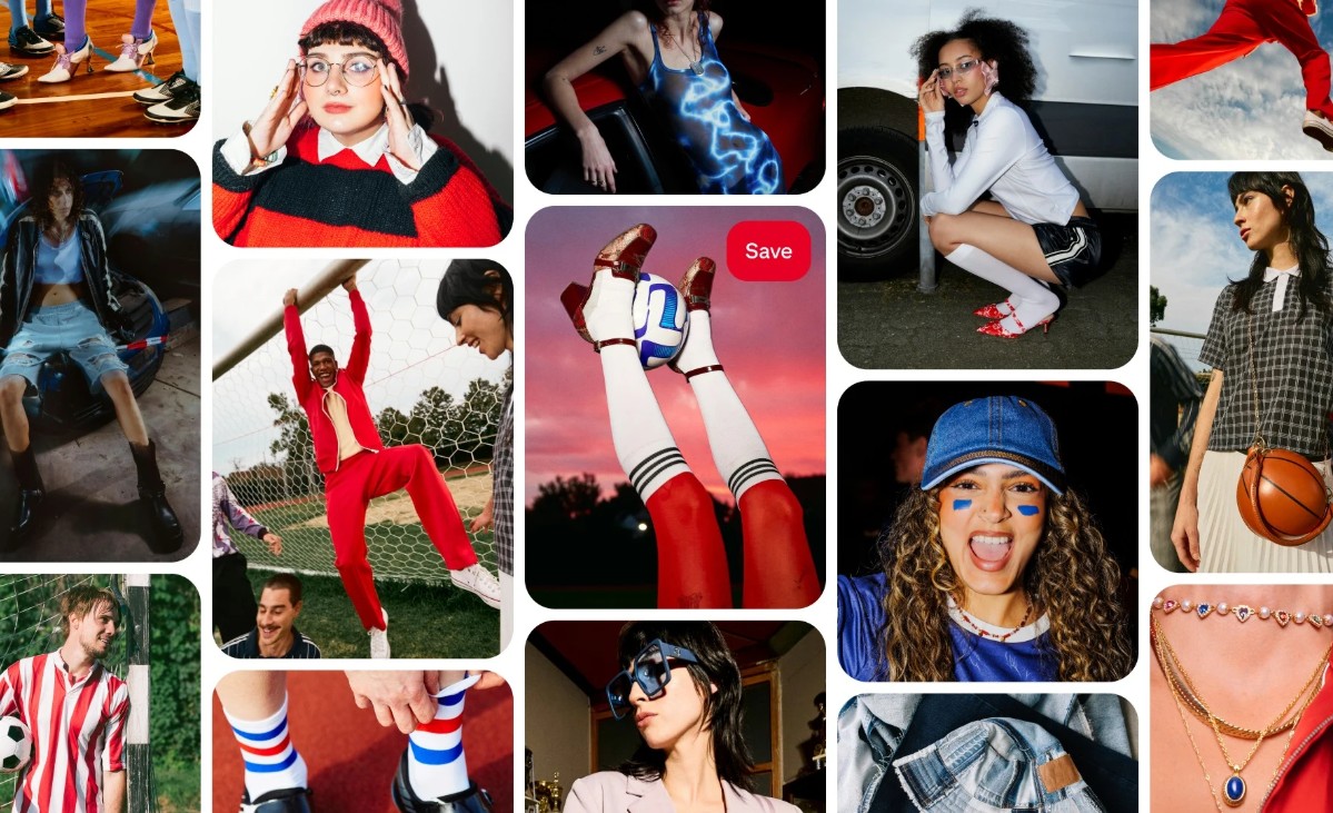 Collage zum Pinterest Trend Report Sommer 2026