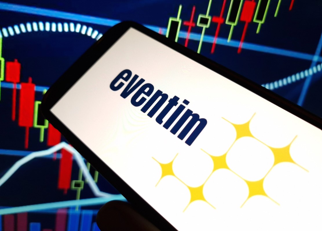 Logo von Eventim auf einem Smartphone