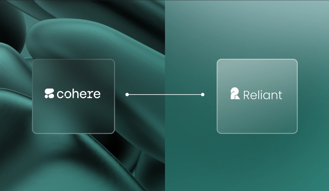 Logos von Cohere und Reliant