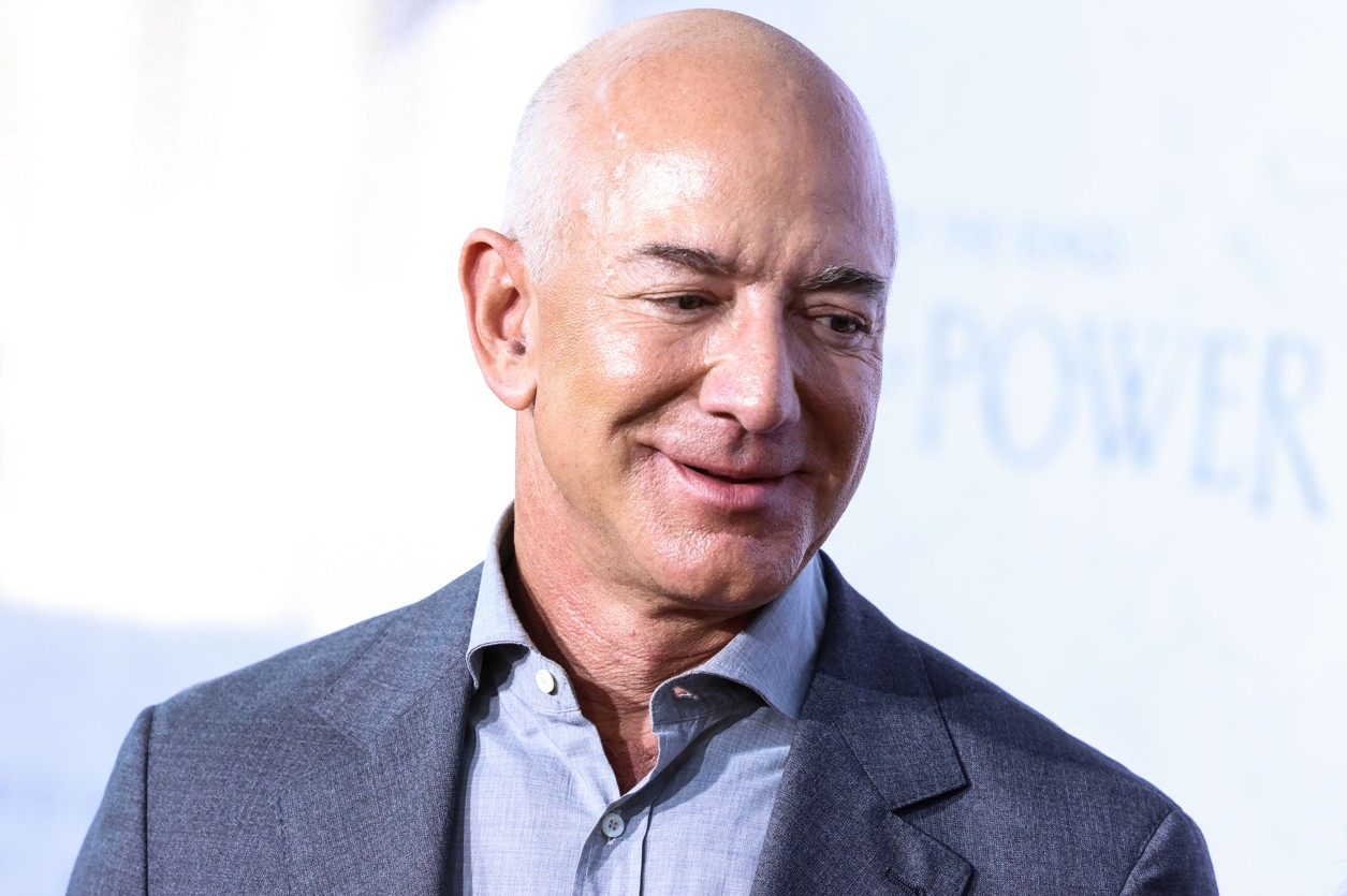 Portrait von Amazon Gruender Jeff Bezos
