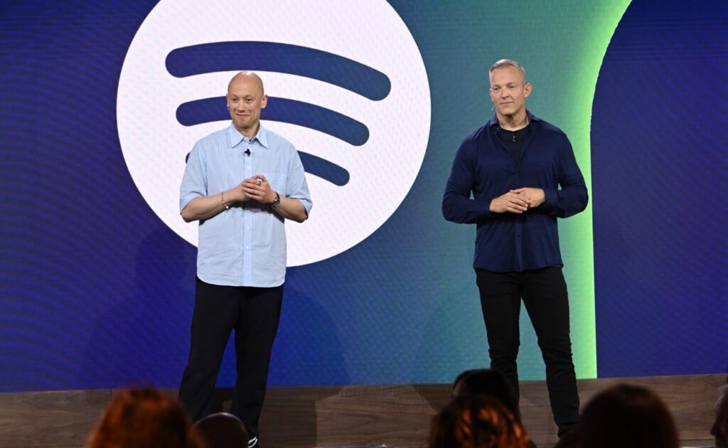 Spotify CEOS Alex Norström und Gustav Soederström