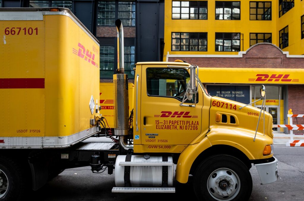 DHL Truck in New York City