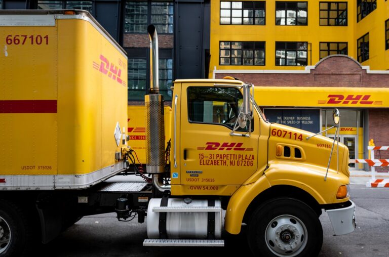 DHL Truck in New York City