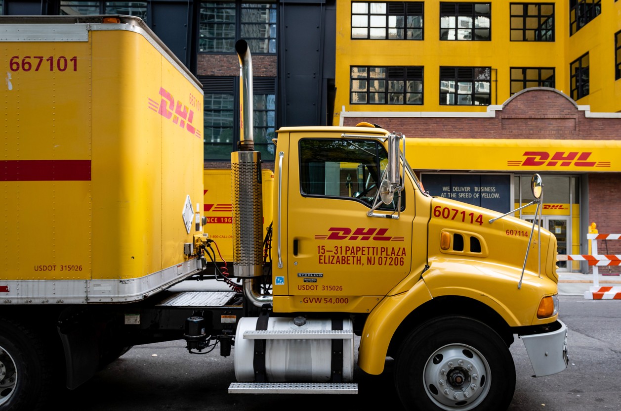 DHL Truck in New York City