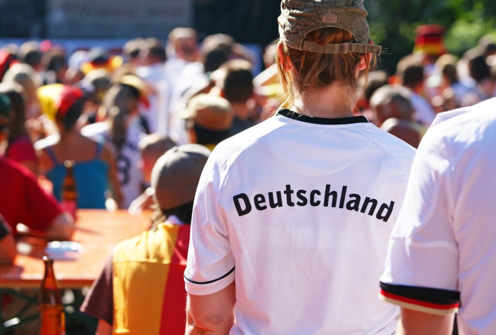 Deutschland Fans beim Public Viewing