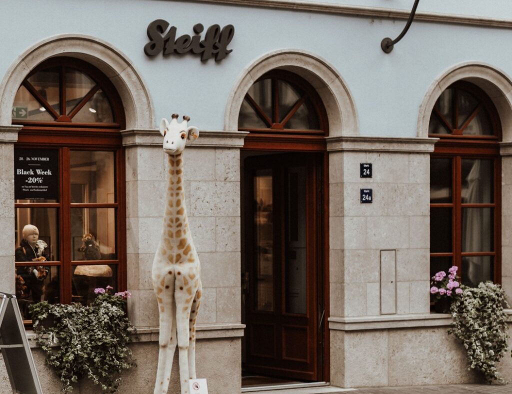 Eingang einer Steiff Filiale
