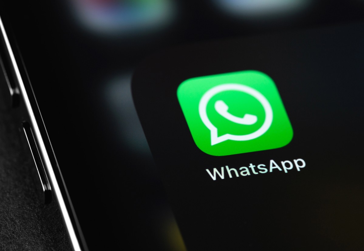 WhatsApp App Icon auf einem iPhone