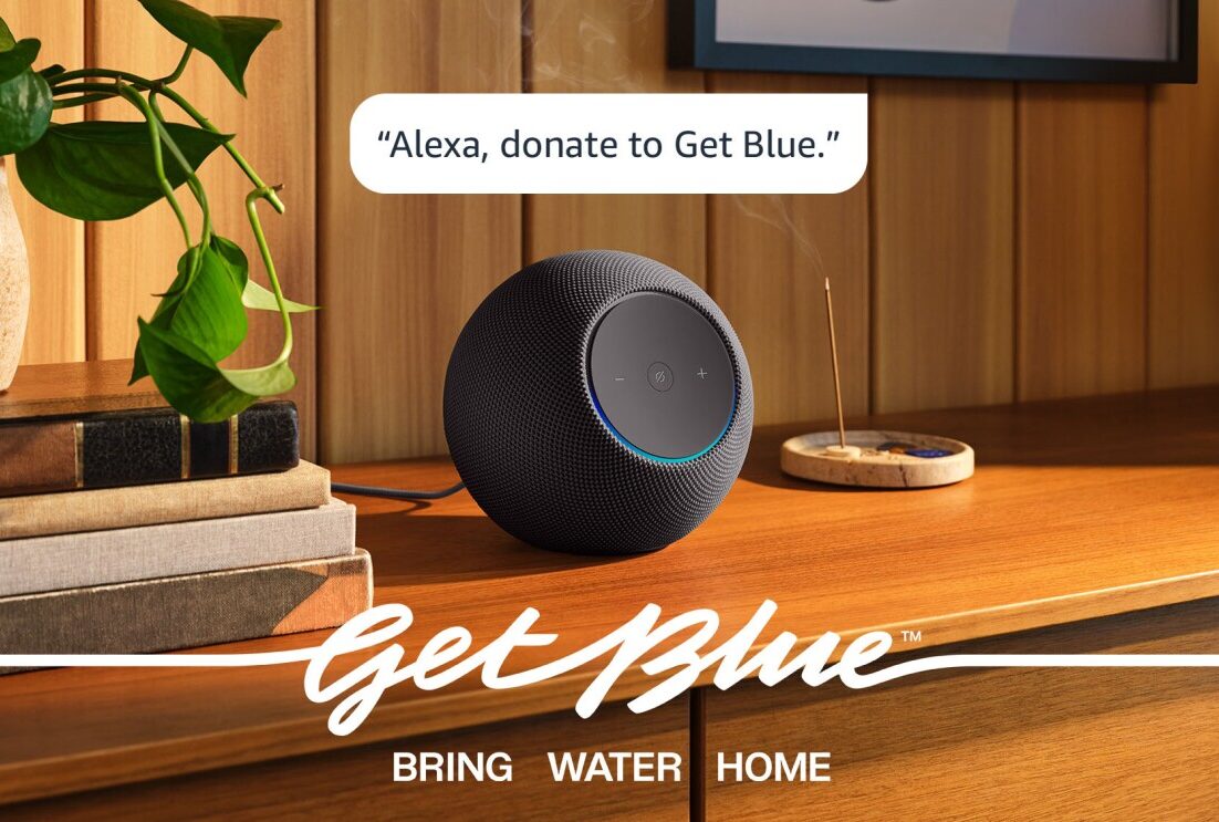 Amazone Get Blue Bringe Water home Donate