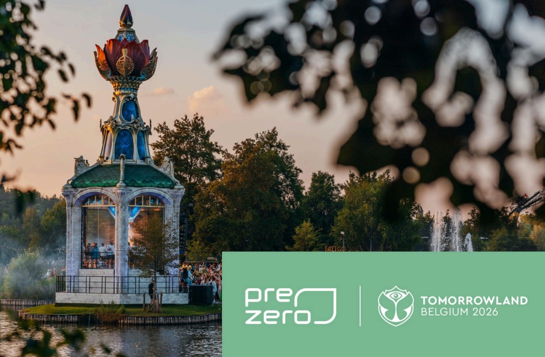 Logos von Pre Zero und Tomorrowland