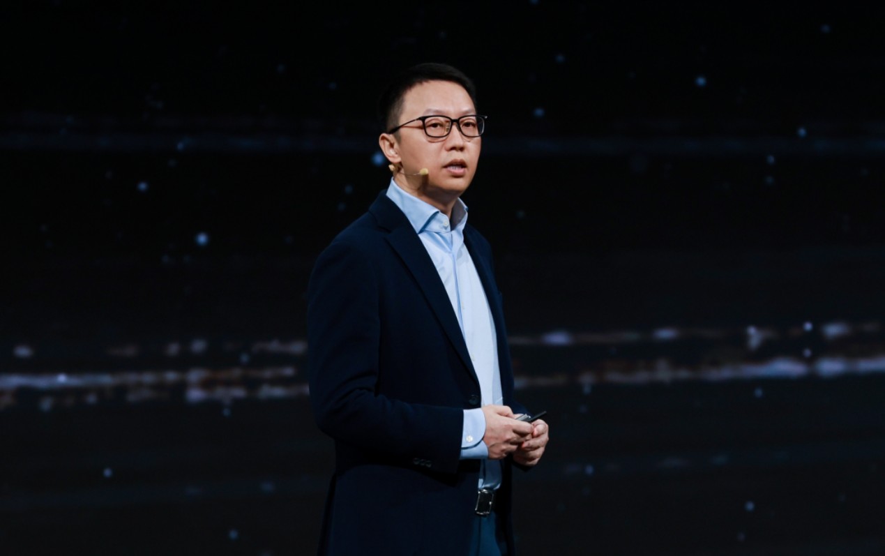 Alibaba CEO Eddie Wu bei einer Keynote