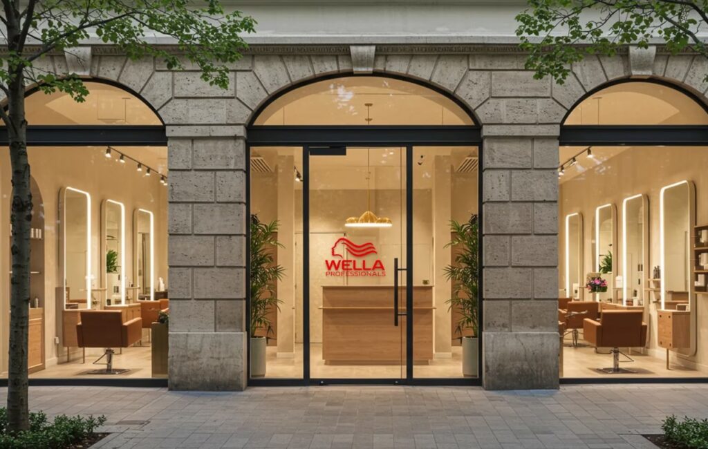 Aussenansicht eines WELLA Professionals Salon