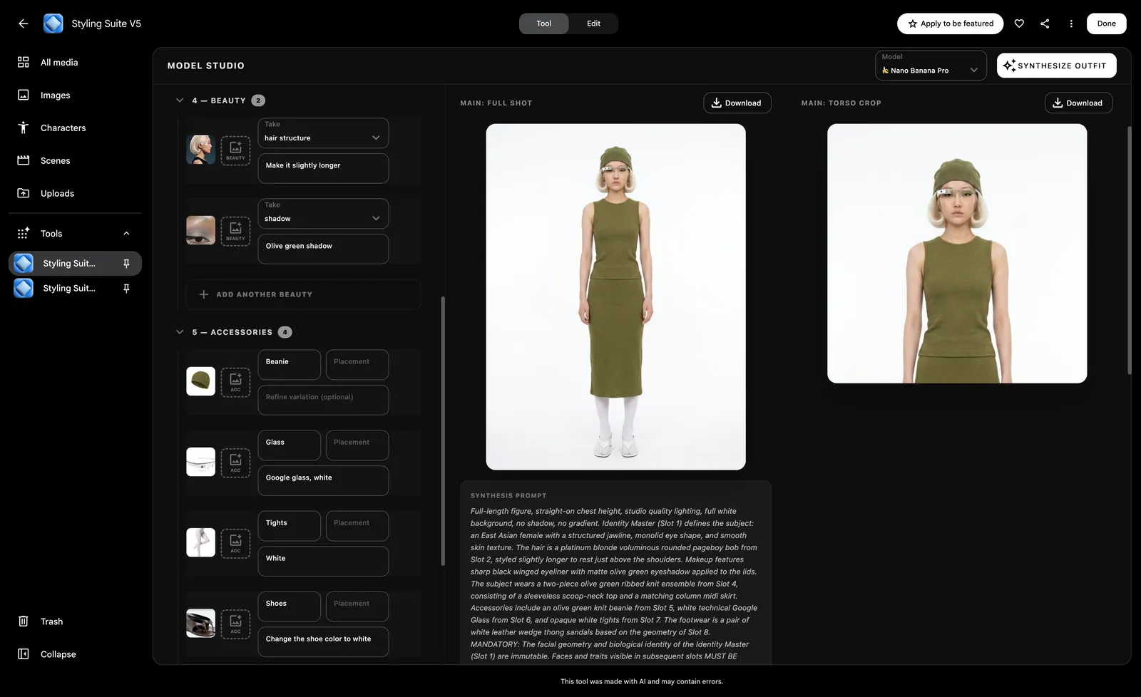 Google Flow Jane_SS Styling Tool