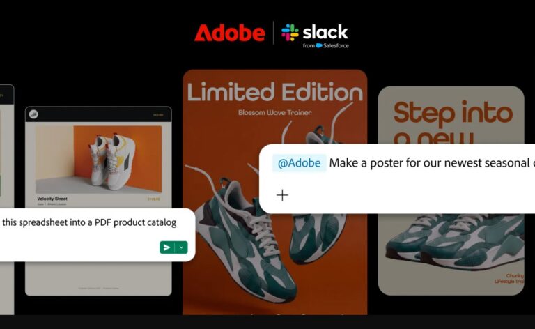 Illustration zu Adobe in Slack