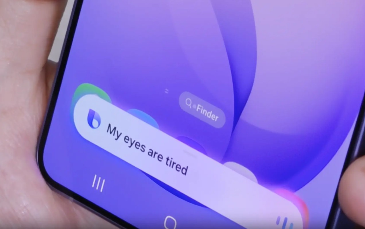 KI Hinweis auf einem Samsung Smartphone