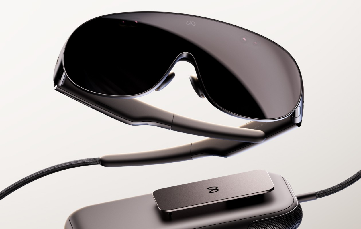 Nahaufnahme der Meta VR Glasses