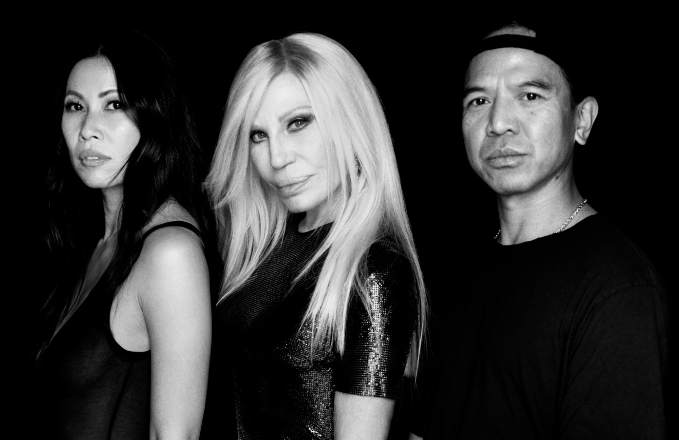 Raissa Gerona Donatella Versace und Michael Mente