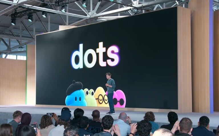 Sam Altman beim Dev Day 2026 bei der Vorstellung von Dots
