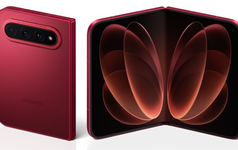 Xiaomi 18 Fold Smartphone in rot