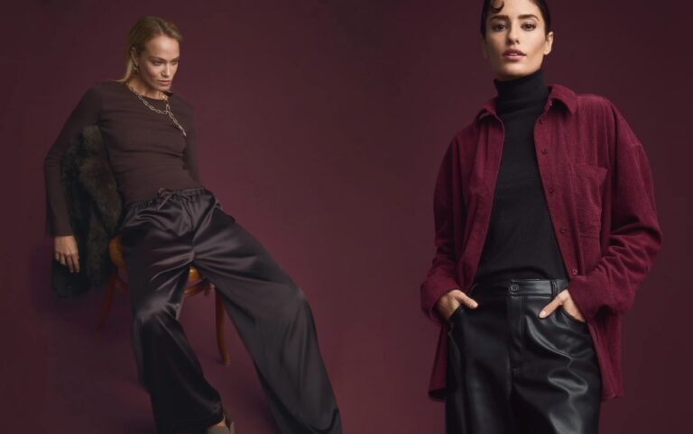 Zwei weibliche Models in einer Blue Fire Co Kampagne