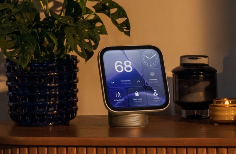 Apple HomeView auf einem Regal