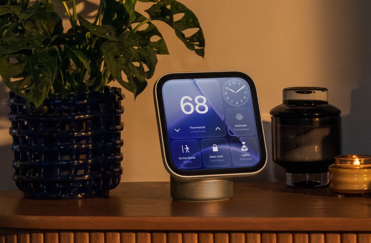 Apple HomeView auf einem Regal
