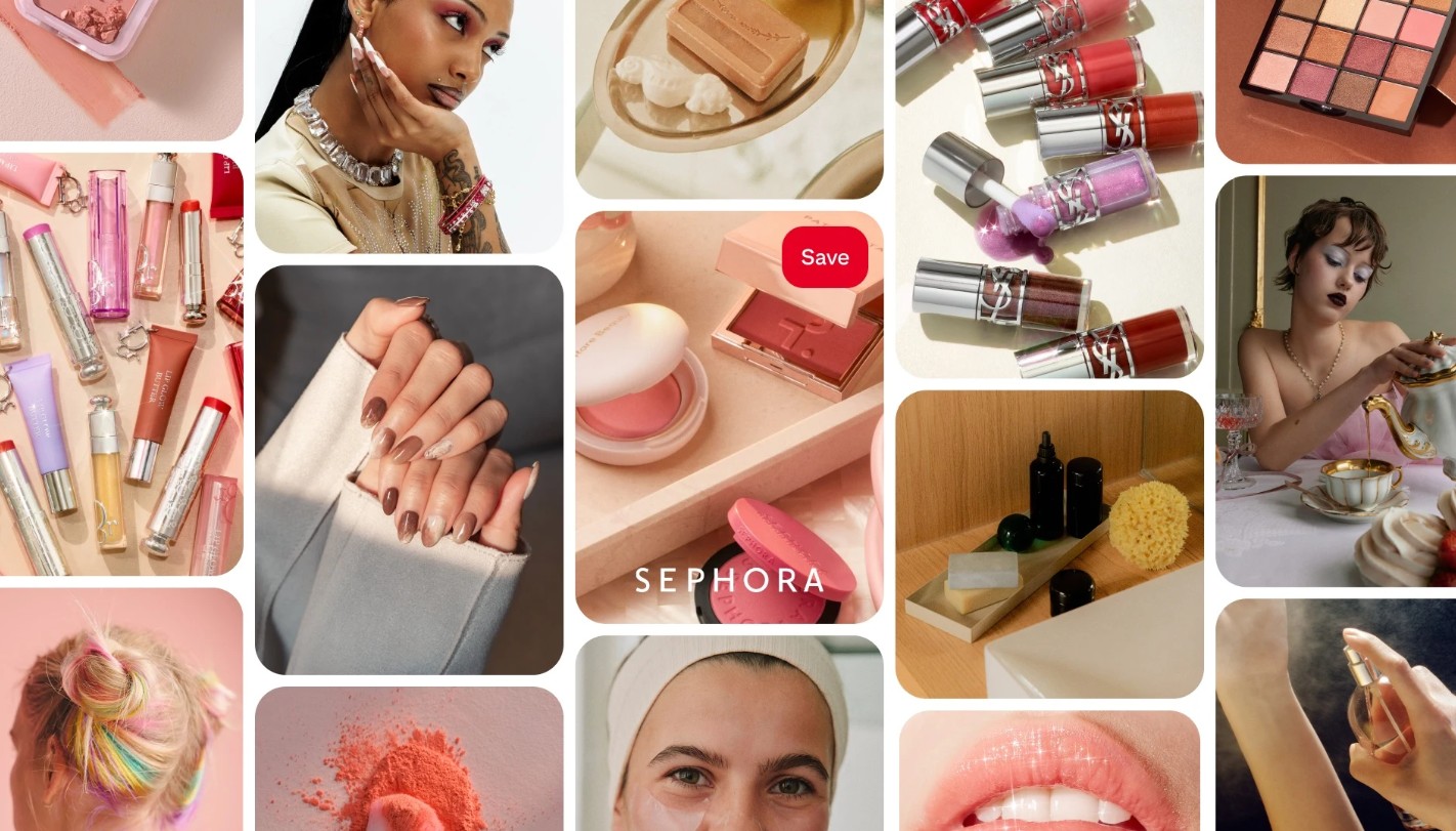 Collage zum Pinterest Beauty Trend Report 2026