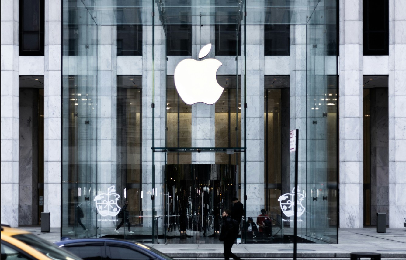 Eingang des Apple Store in New York City