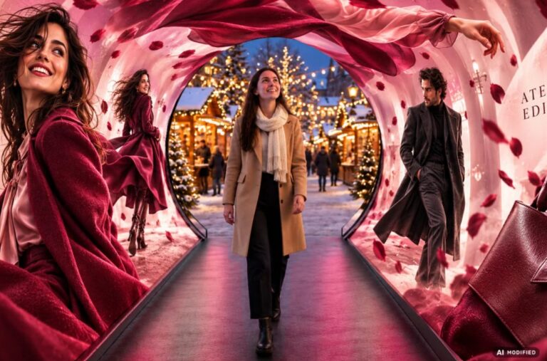 Illustration von blowUP Media DooH Tunnel in Duesseldorf