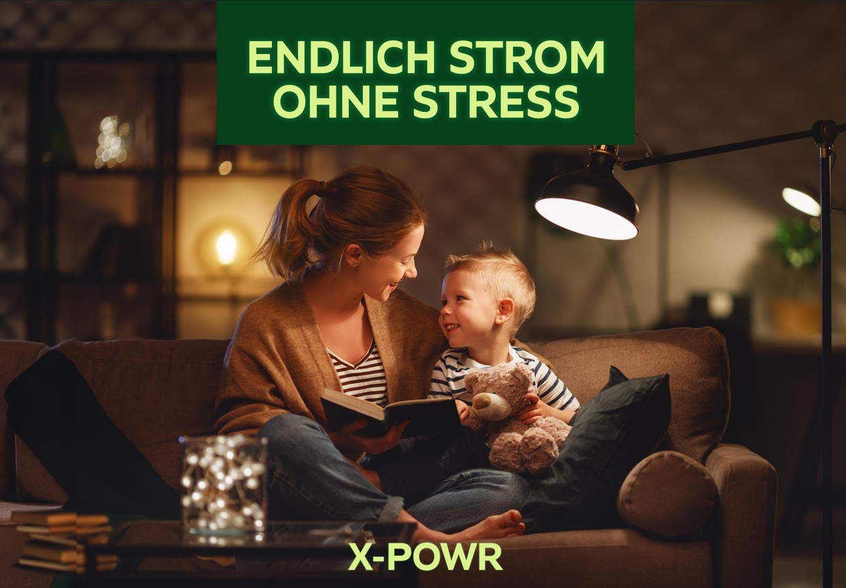 Kampagnenmotiv von X Powr Strom