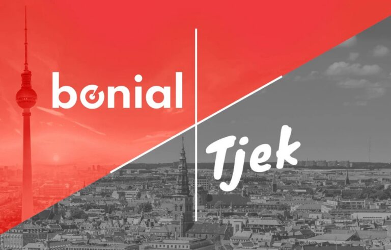 Logos von Bonial und Tjek