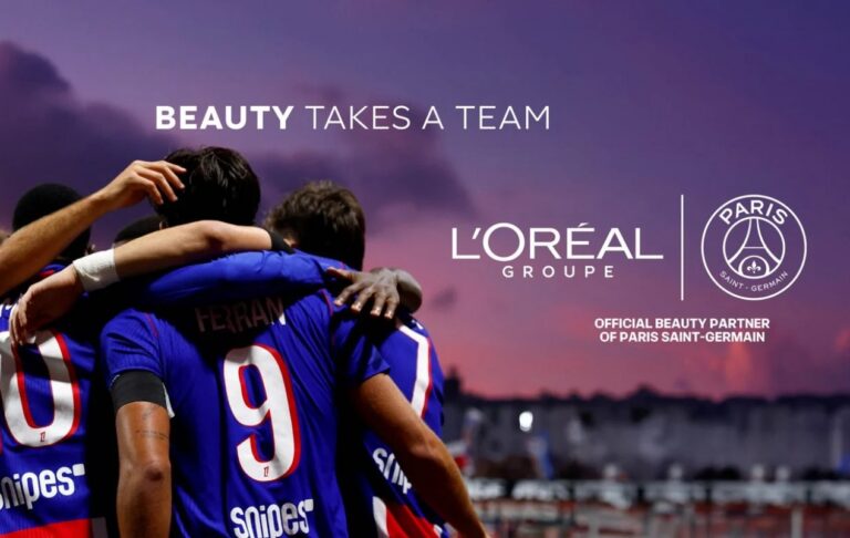 Logos von L'Oréal und Paris St Germain