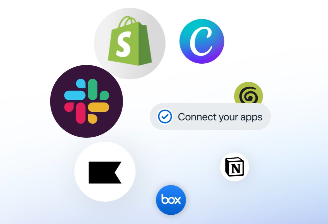 Mehrere App Icons die Metas Muse verbindet