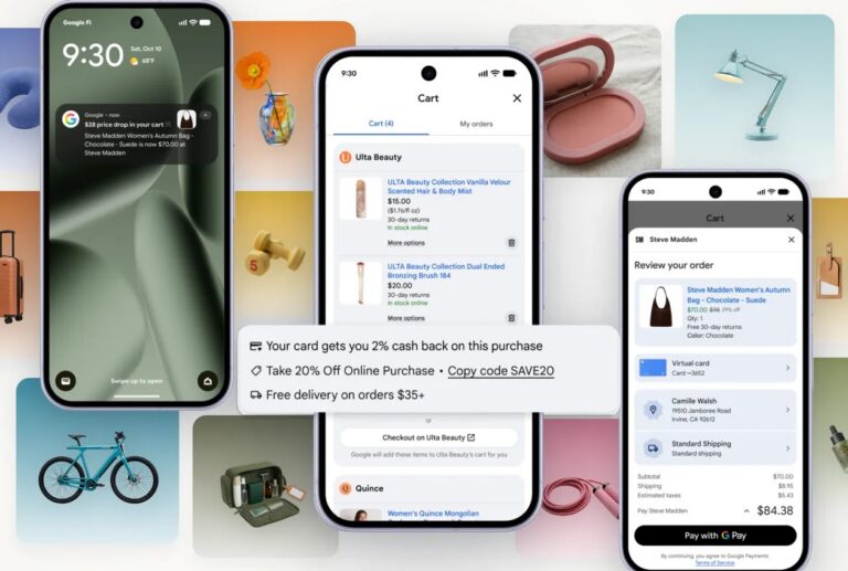 Universal Shopping Cart von Google